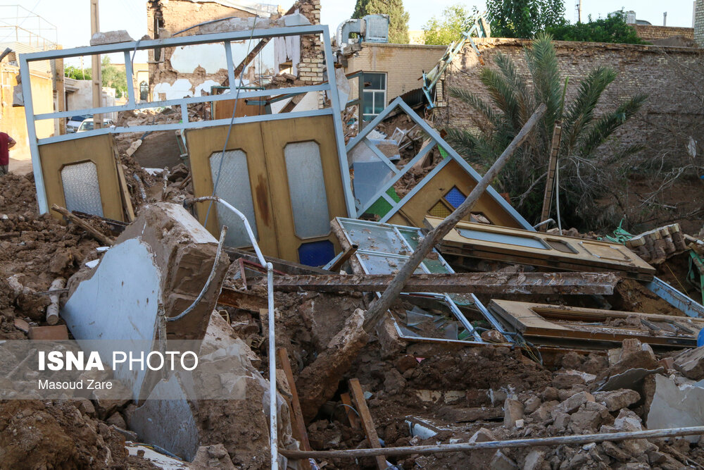 تصاویر: خسارات ناشی از سیل در یزد