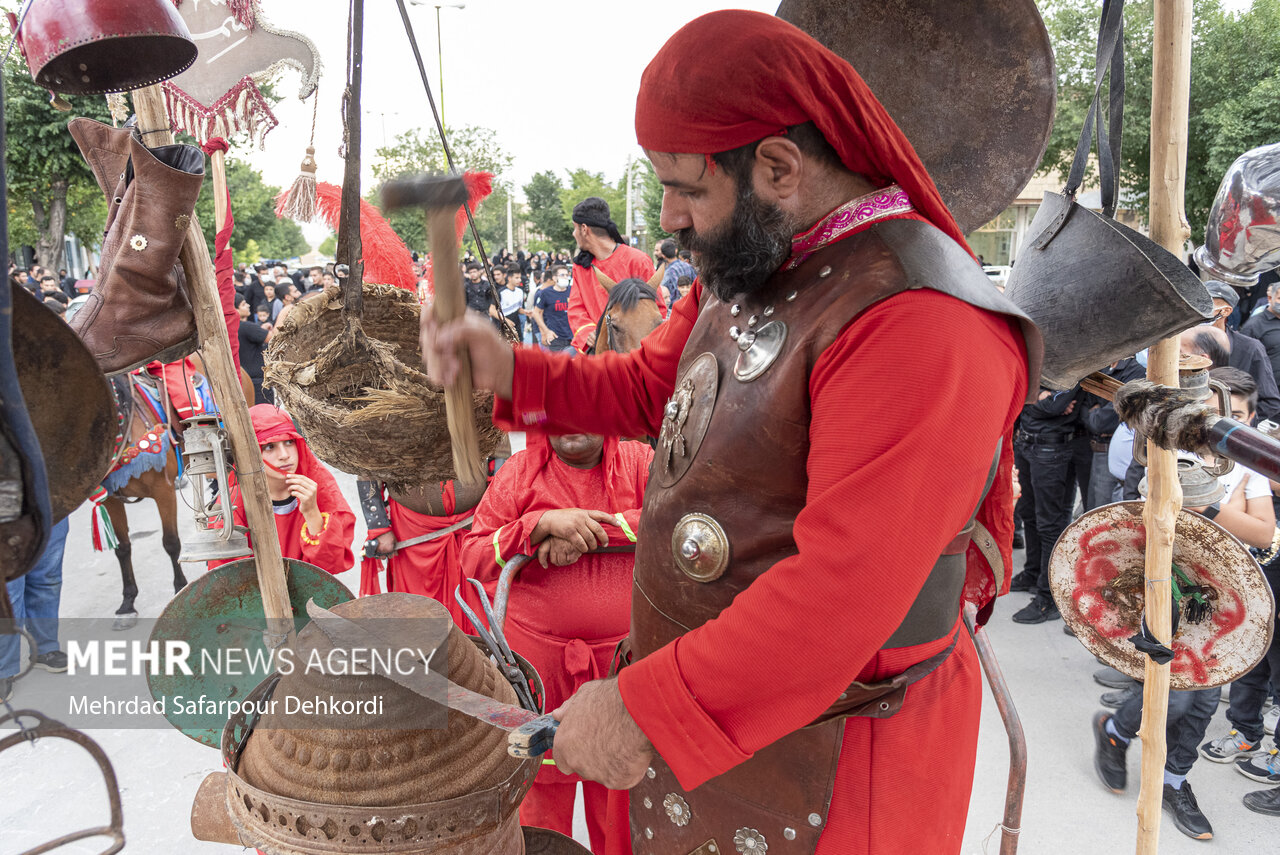 تصاویر: حرکت نمادین کاروان امام حسین(ع)