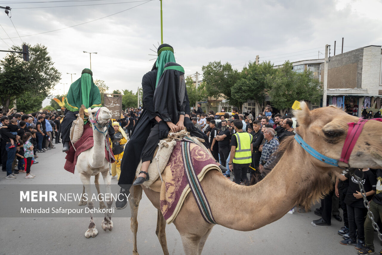 تصاویر: حرکت نمادین کاروان امام حسین(ع)