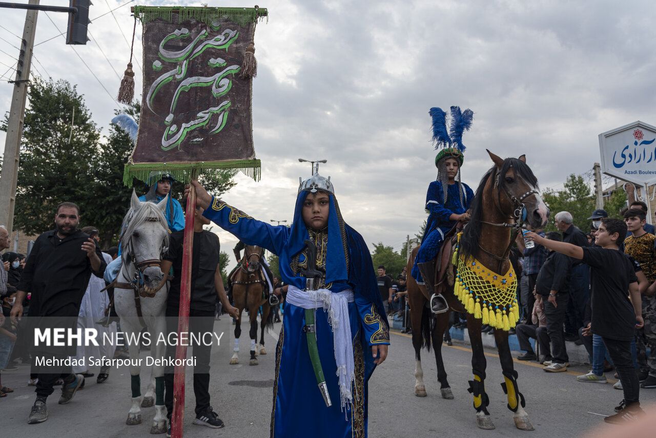 تصاویر: حرکت نمادین کاروان امام حسین(ع)