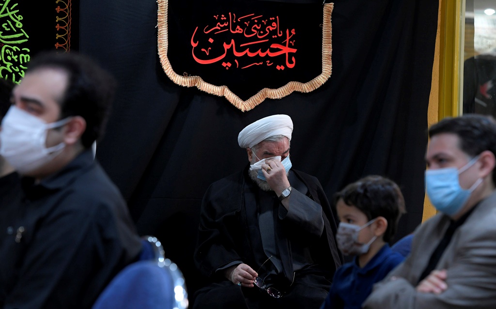 تصاویر اولین روز مراسم عزاداری محرم در دفتر روحانی