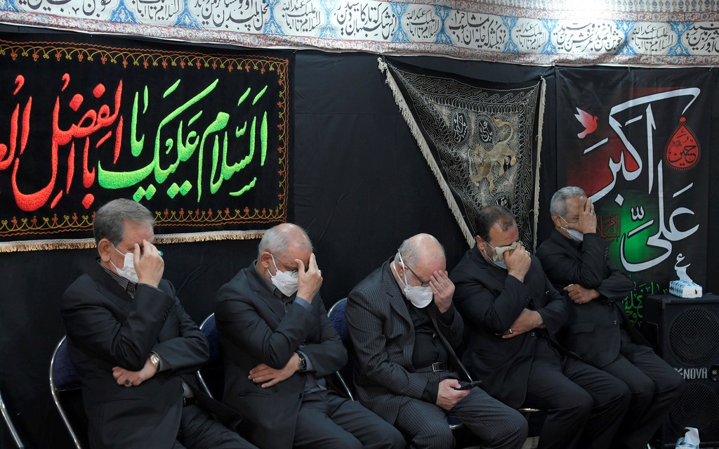 تصاویر اولین روز مراسم عزاداری محرم در دفتر روحانی