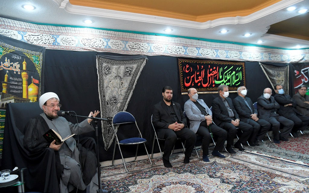 تصاویر اولین روز مراسم عزاداری محرم در دفتر روحانی