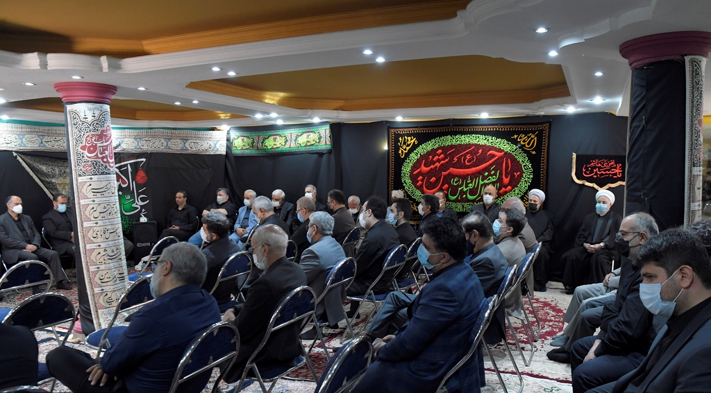 تصاویر اولین روز مراسم عزاداری محرم در دفتر روحانی