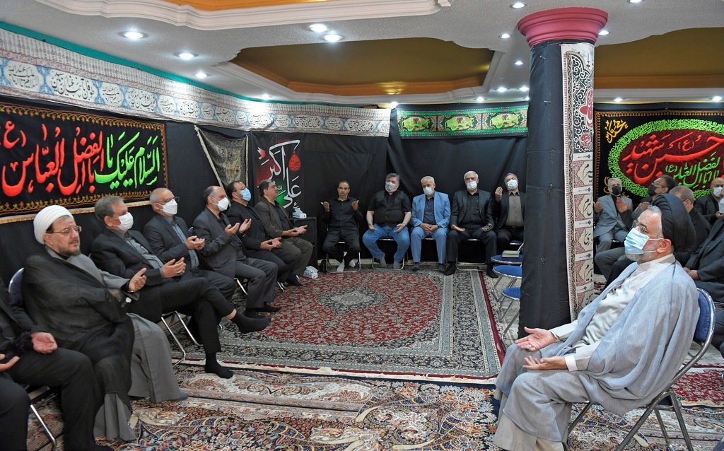 تصاویر اولین روز مراسم عزاداری محرم در دفتر روحانی