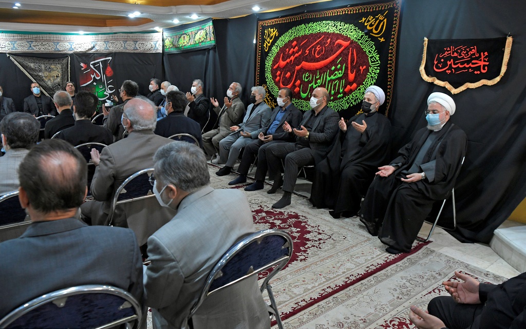 تصاویر اولین روز مراسم عزاداری محرم در دفتر روحانی