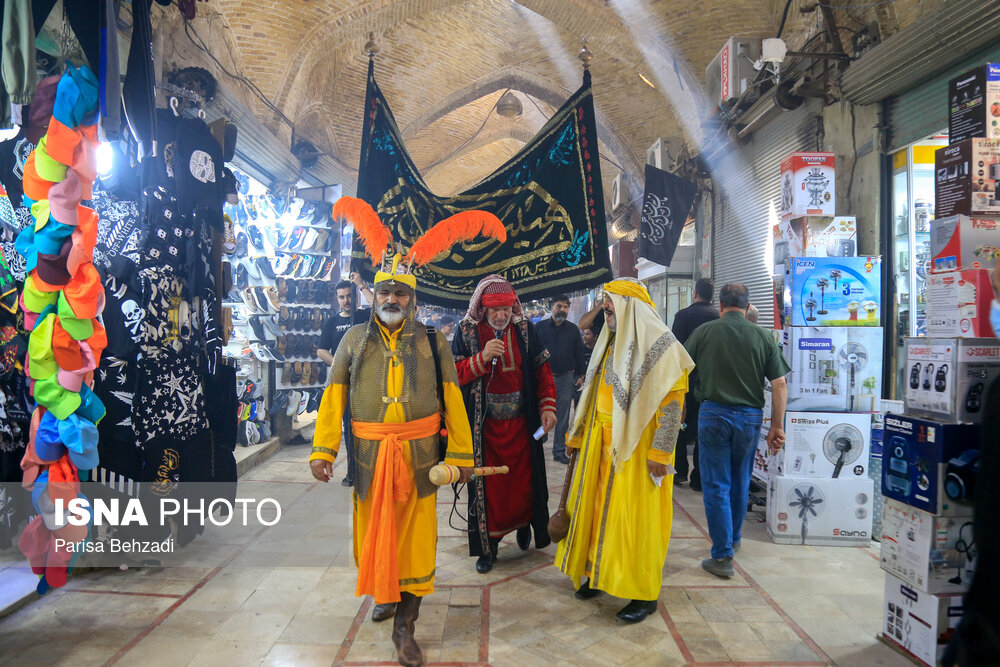 تصاویر: تعزیه سیار در بازار تاریخی اراک
