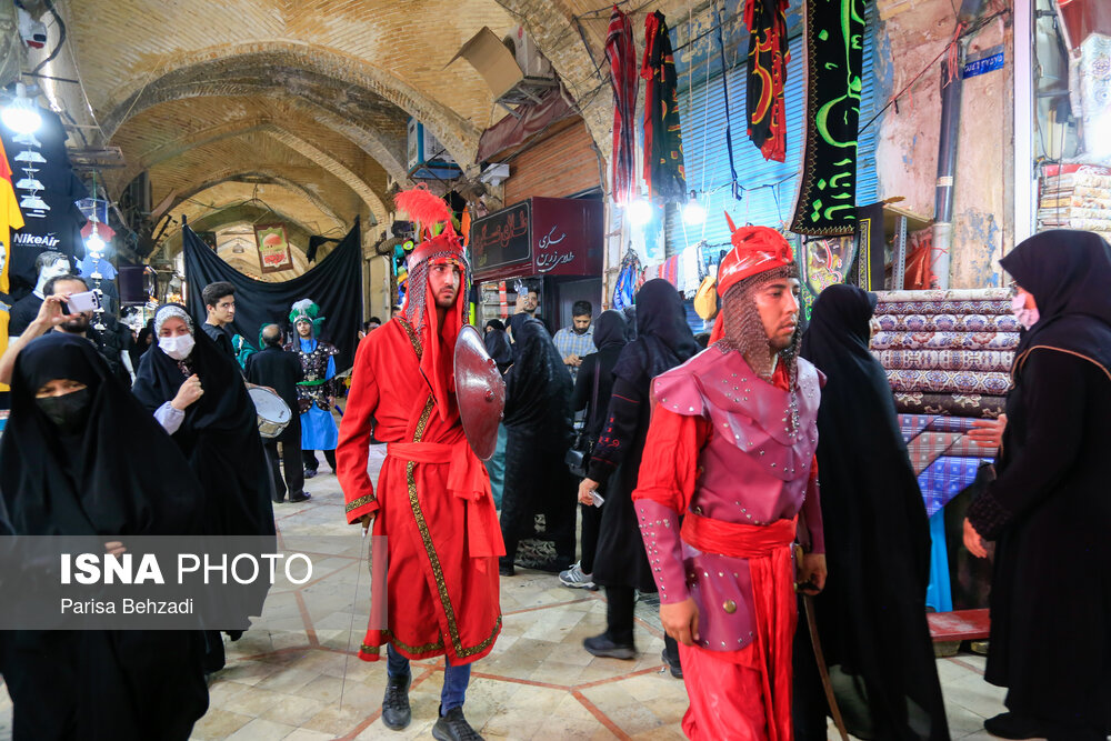 تصاویر: تعزیه سیار در بازار تاریخی اراک