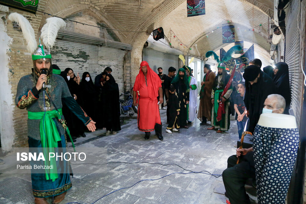 تصاویر: تعزیه سیار در بازار تاریخی اراک