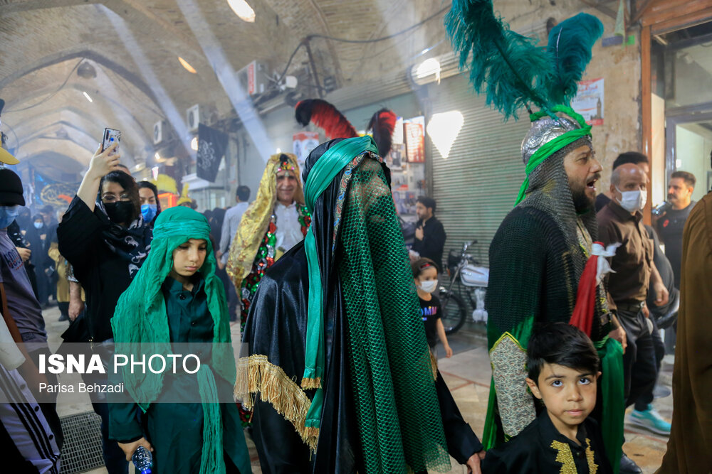 تصاویر: تعزیه سیار در بازار تاریخی اراک