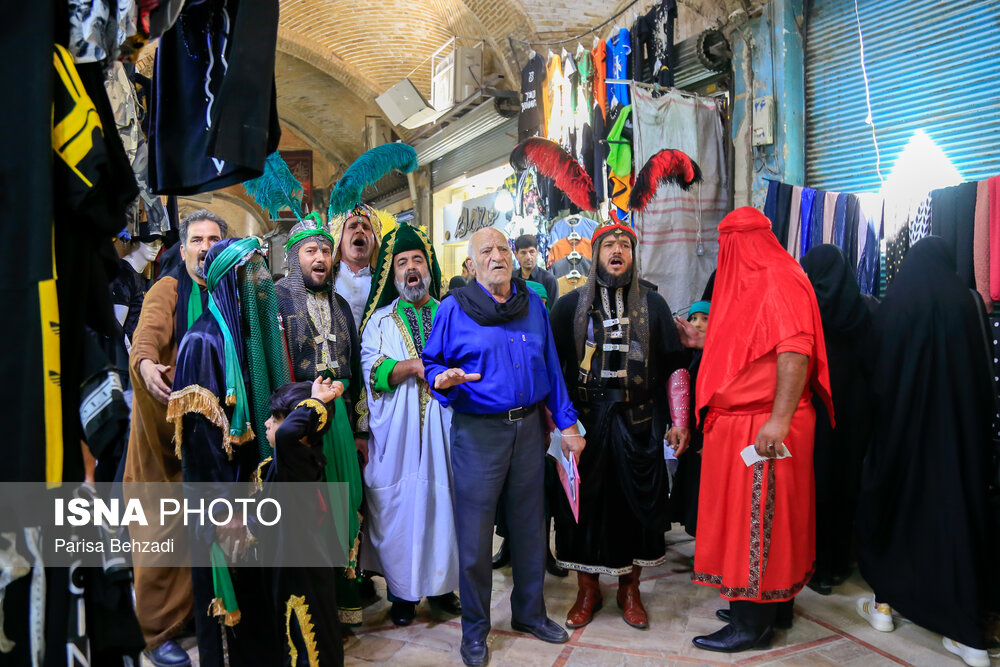 تصاویر: تعزیه سیار در بازار تاریخی اراک
