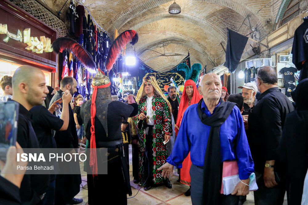 تصاویر: تعزیه سیار در بازار تاریخی اراک