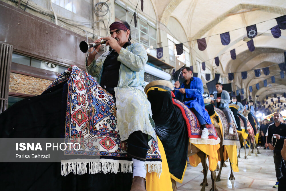 تصاویر: تعزیه سیار در بازار تاریخی اراک