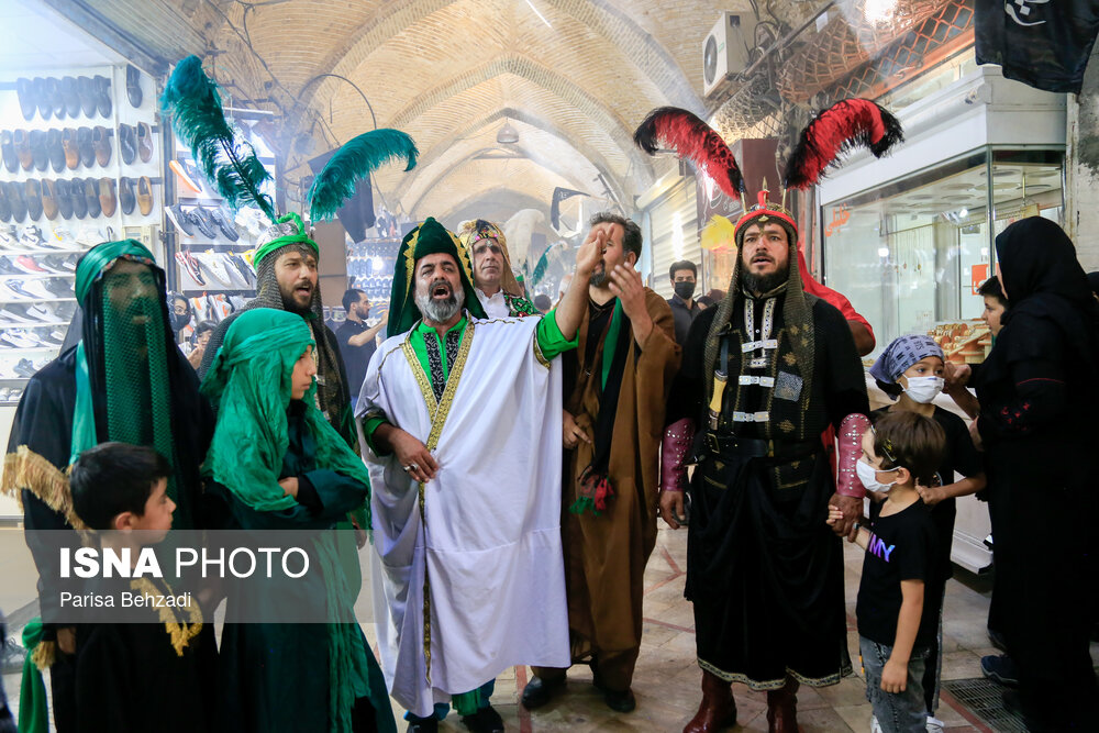 تصاویر: تعزیه سیار در بازار تاریخی اراک