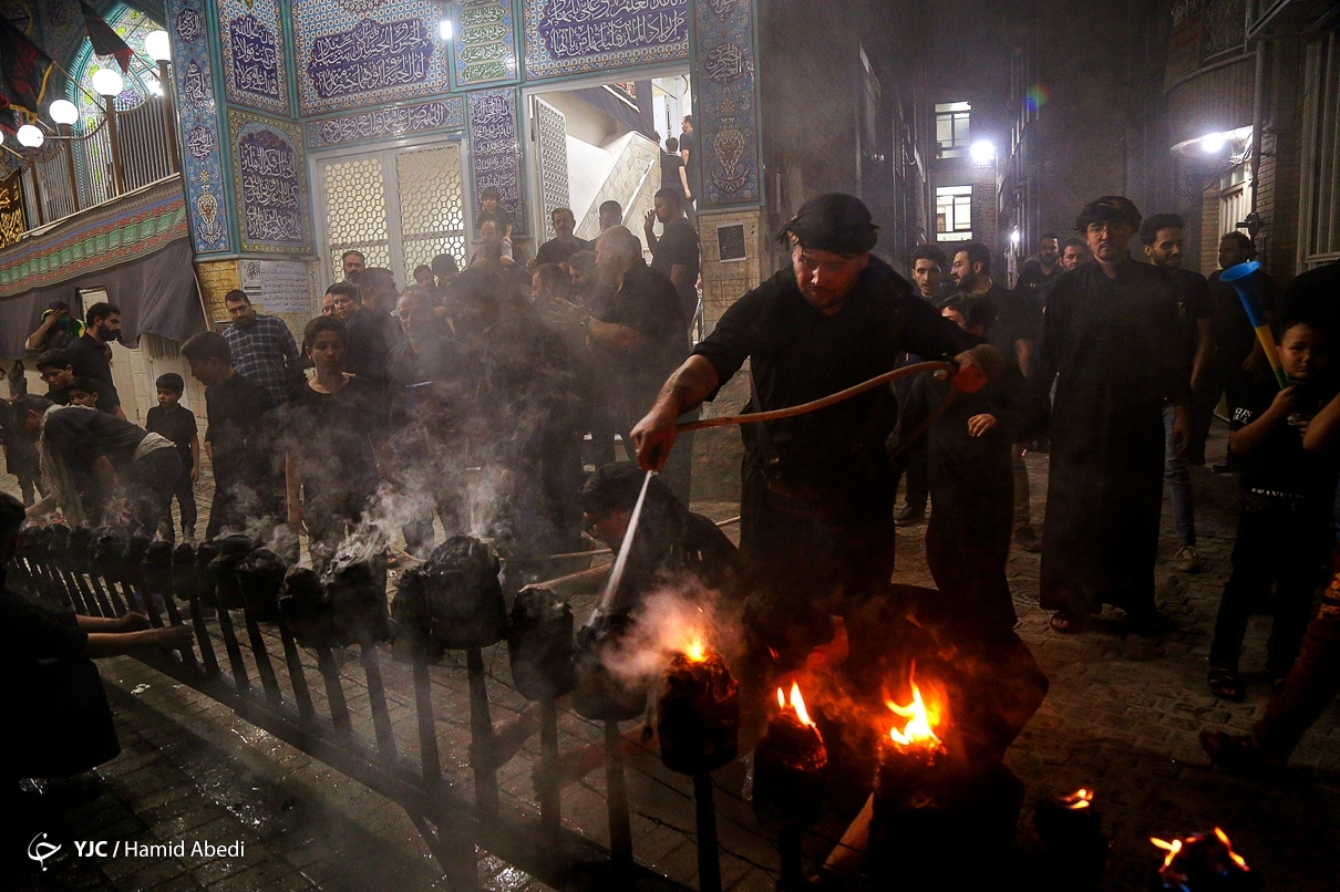 تصاویر: آیین مشعل گردانی عراقی های مقیم تهران و قم