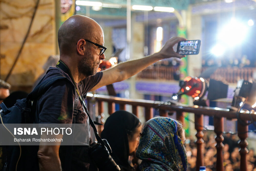 تصاویر: حضور گردشگران خارجی در آیین&zwnj;های محرم یزد