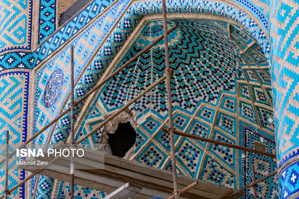 تصاویر: وضعیت بنای تاریخی &laquo;امیرچقماق&raquo; پس از سیل اخیر