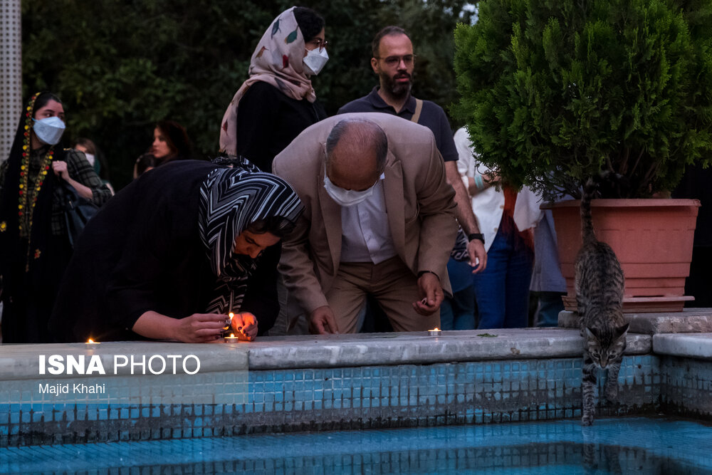 تصاویر: مراسم یادبود هوشنگ ابتهاج در خانه هنرمندان