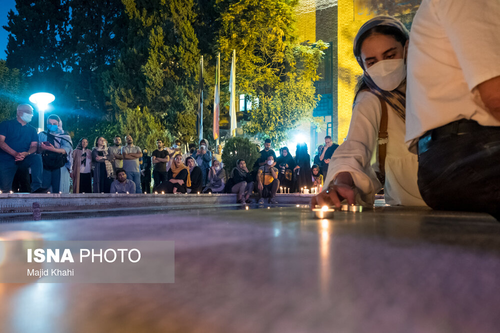 تصاویر: مراسم یادبود هوشنگ ابتهاج در خانه هنرمندان