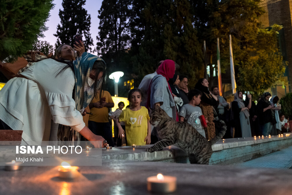 تصاویر: مراسم یادبود هوشنگ ابتهاج در خانه هنرمندان