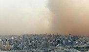 ویدیو /  لحظه هجوم طوفان شن به دبی