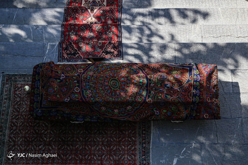 تصاویر: مراسم بدرقه پیکر زنده یاد بابک برزویه در خانه هنرمندان