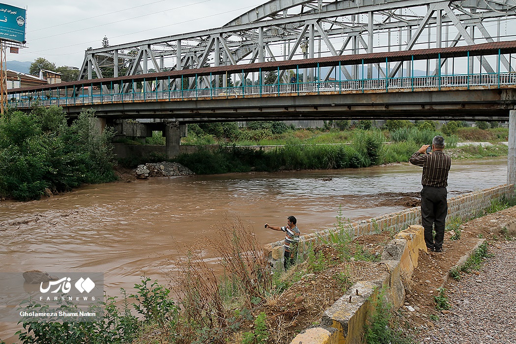 تصاویر: طغیان رودخانه چالوس