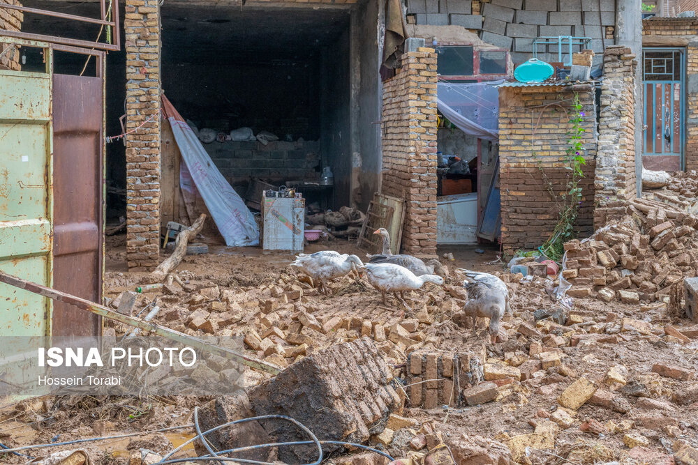 تصاویر: وقوع سیل در بارده چهارمحال و بختیاری