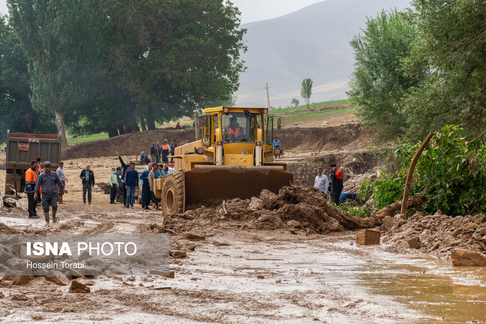 تصاویر: وقوع سیل در بارده چهارمحال و بختیاری