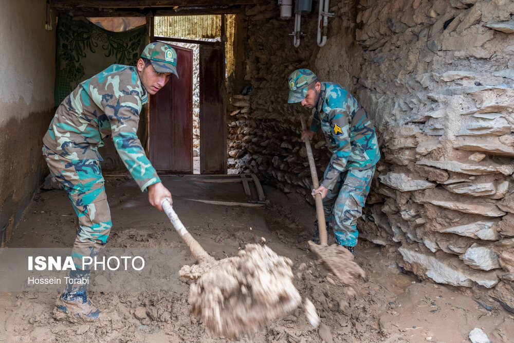 تصاویر: وقوع سیل در بارده چهارمحال و بختیاری