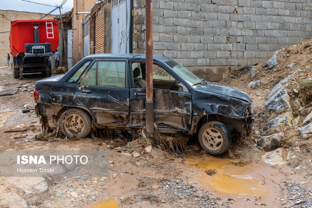 تصاویر: وقوع سیل در بارده چهارمحال و بختیاری