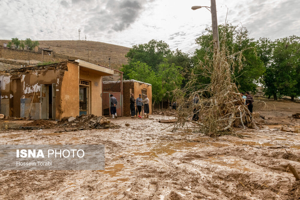 تصاویر: وقوع سیل در بارده چهارمحال و بختیاری