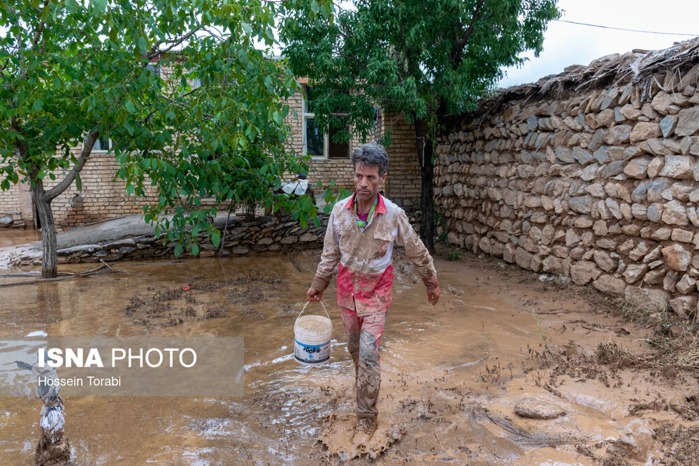 تصاویر: وقوع سیل در بارده چهارمحال و بختیاری