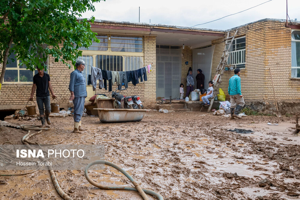 تصاویر: وقوع سیل در بارده چهارمحال و بختیاری