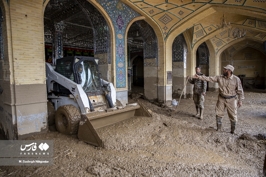 تصاویر: روز دوم امداد&zwnj;رسانی به سیل&zwnj;زدگان امام&zwnj;زاده داوود