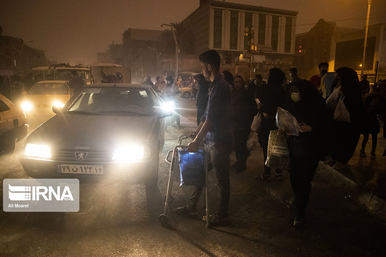 تصاویر: گرد و غبار در اهواز