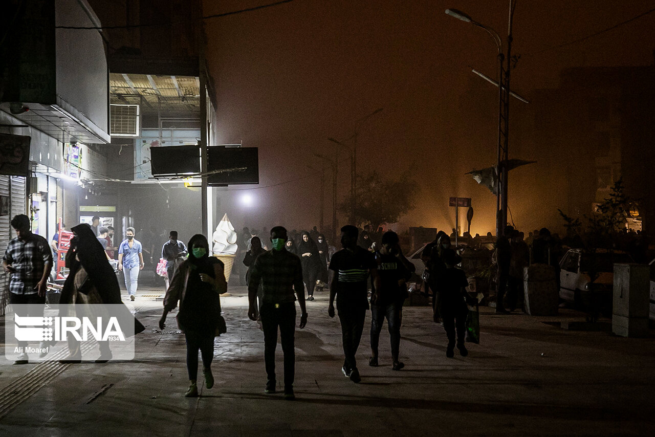 تصاویر: گرد و غبار در اهواز