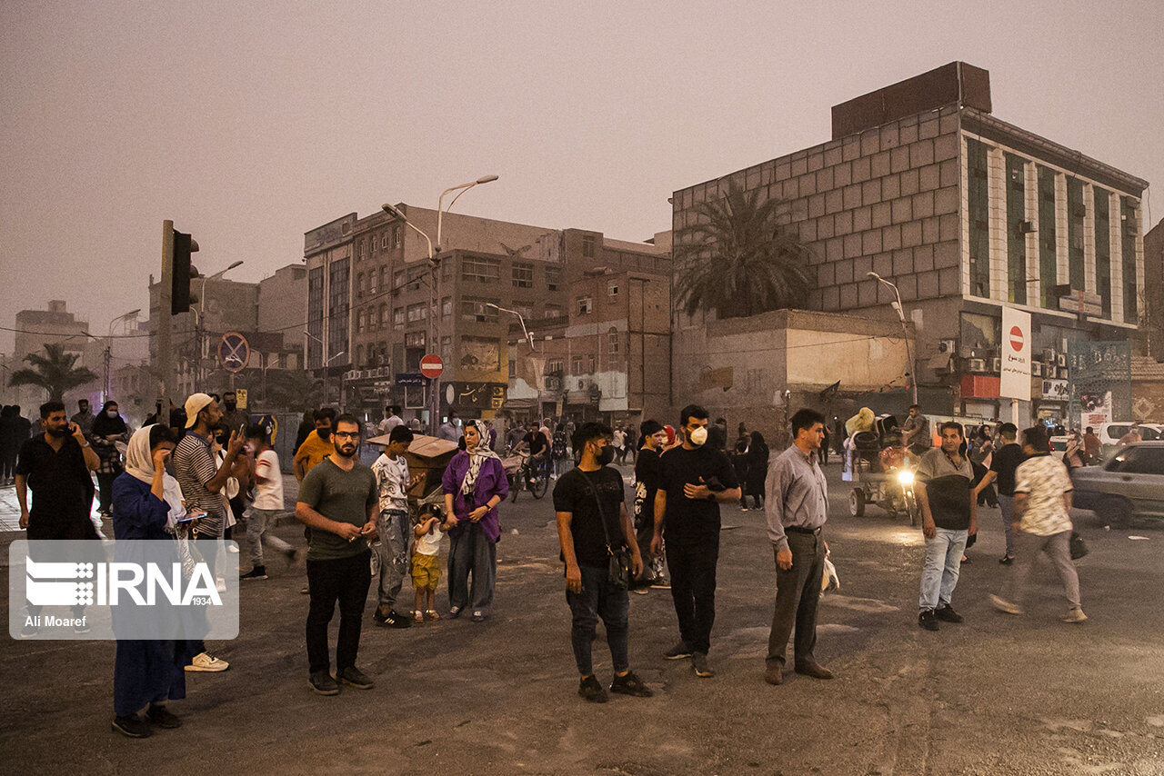 تصاویر: گرد و غبار در اهواز