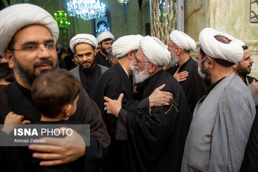 تصاویر: مراسم ختم آیت الله ناصری در مسجد اعظم قم