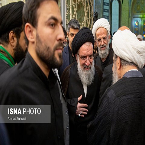 تصاویر: مراسم ختم آیت الله ناصری در مسجد اعظم قم