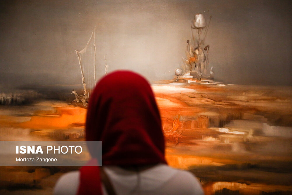 تصاویر: رونمایی از تابلوی ناتمام 