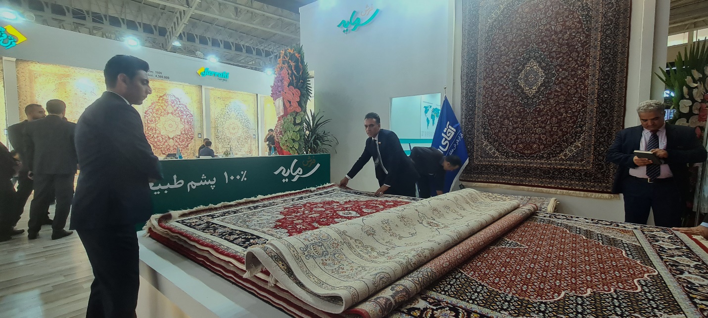 رونمایی از فرش تمام پشم طبیعی در نمایشگاه بین&zwnj;المللی تهران
