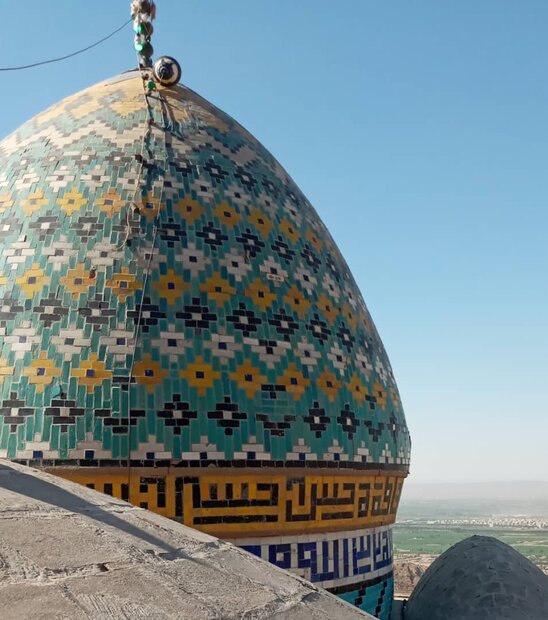 گنبد بقعه بی بی شهربانو ترک خورد