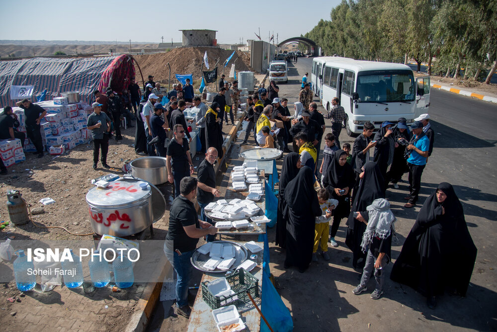 تصاویر: میزبانی گرم مردم کرکوک از زائرین اربعین
