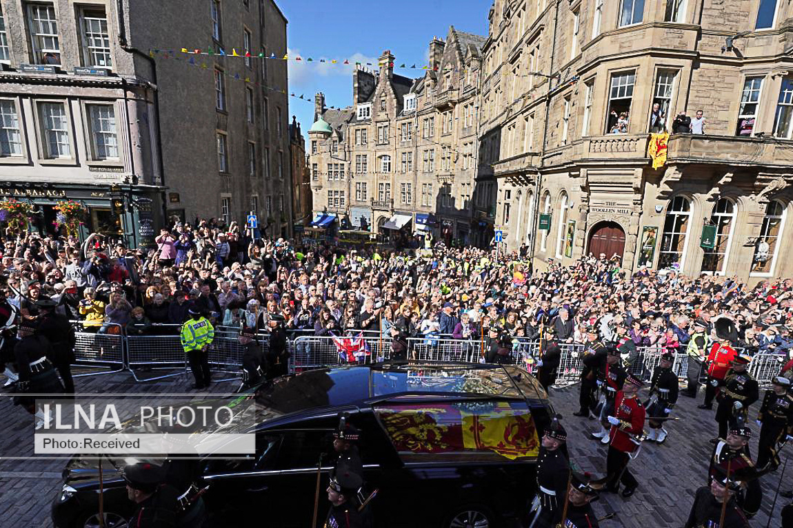 تصاویر: مراسم تشییع ملکه انگلیس در ادینبورگ