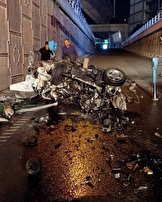 جانباختن دو تن در پی سقوط خودرو از پل صدر