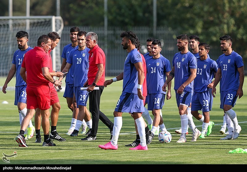 تصاویر: اولین تمرین تیم ملی فوتبال به سرمربیگری کارلوس کی&zwnj;روش
