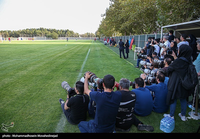 تصاویر: اولین تمرین تیم ملی فوتبال به سرمربیگری کارلوس کی&zwnj;روش