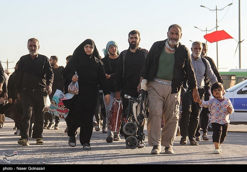تصاویر: تردد زائران اربعین حسینی در مرز مهران