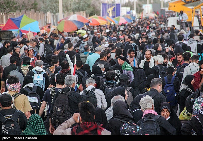تصاویر: تردد زائران اربعین حسینی در مرز مهران